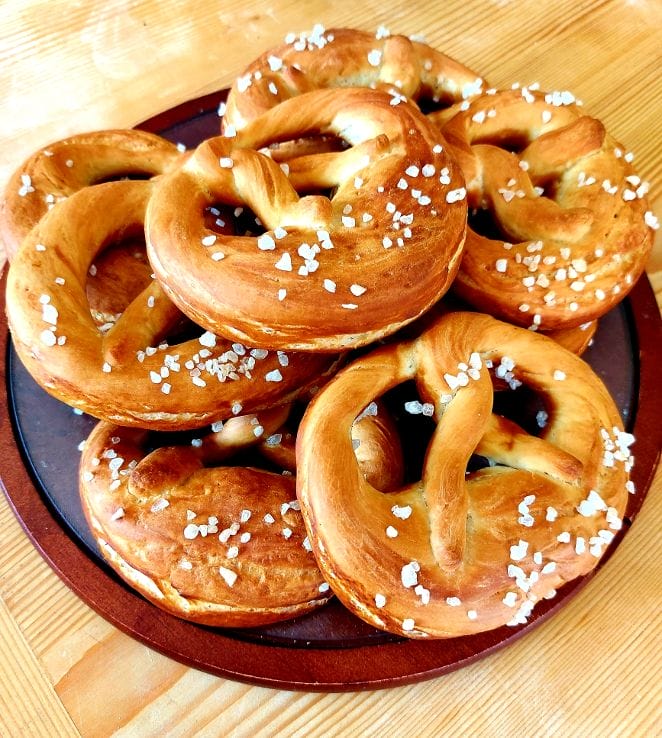 wiegt Brezel
