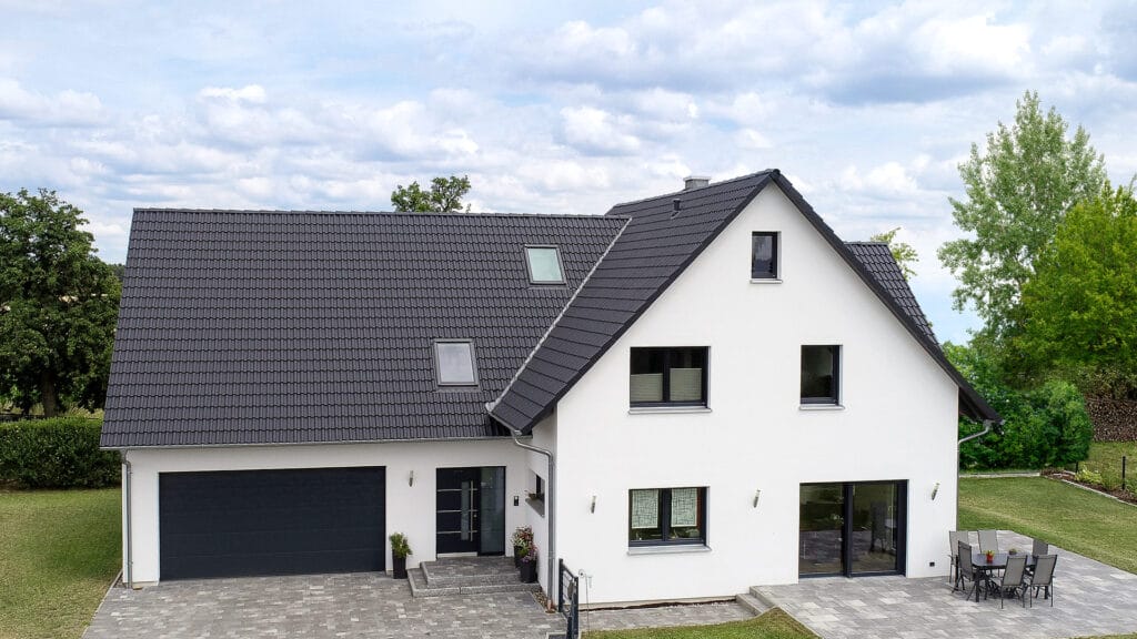 wiegt einfamilienhaus