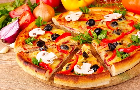 wiegt pizza