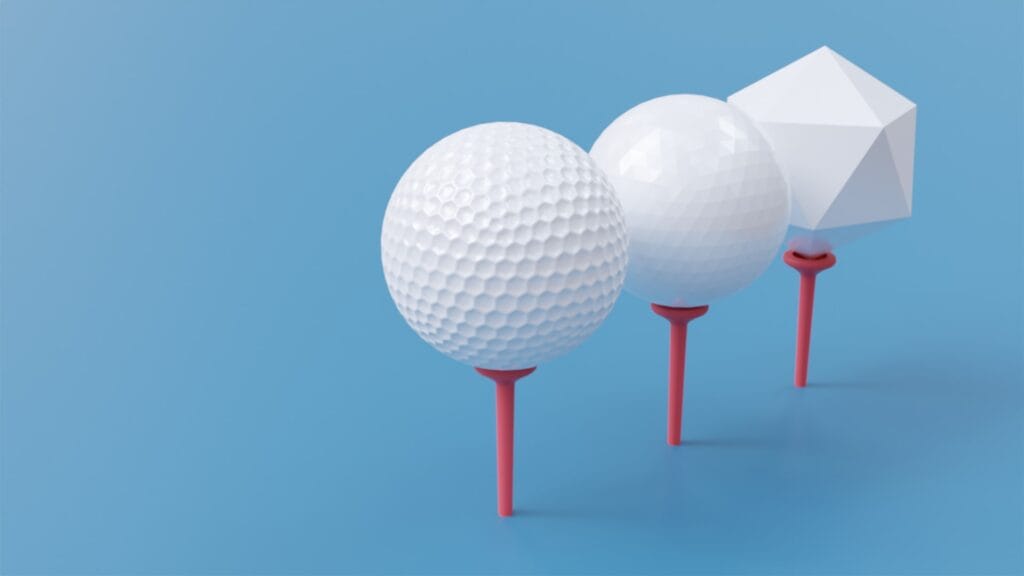 Wie viele dellen hat ein golfball