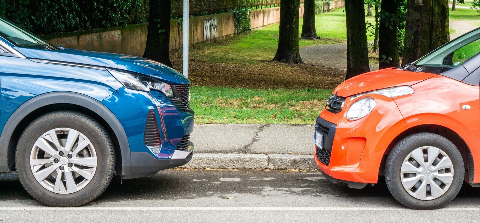 Elektrofahrzeuge von Fahrzeugen mit Verbrennungsmotor