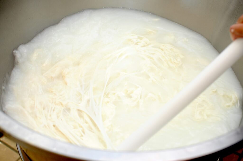 Ricotta-Herstellung