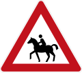 worauf weist dieses verkehrszeichen hin pferde