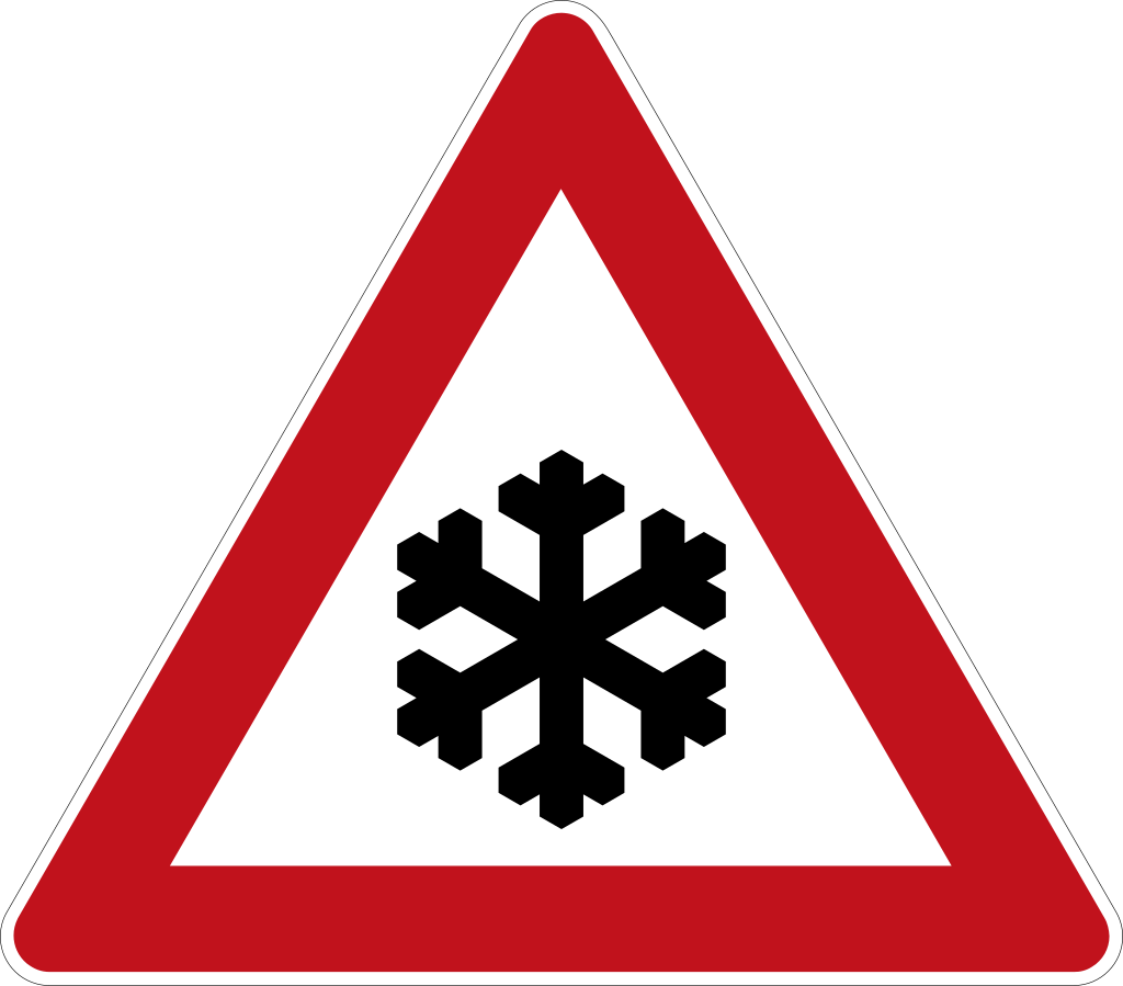 Worauf weist dieses Verkehrszeichen hin schnee