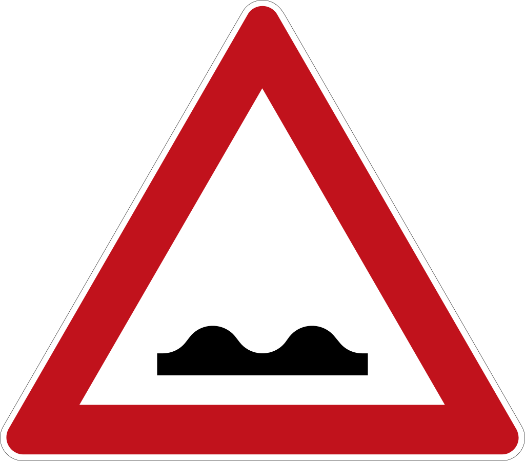 Zeichen 112 (Bodenwellen)