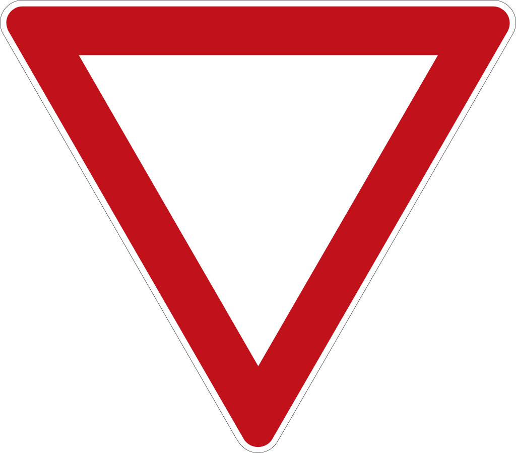 Zeichen 205 (Vorfahrt gewähren)