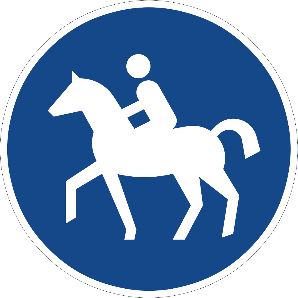 "Reitweg" (VZ 238).
