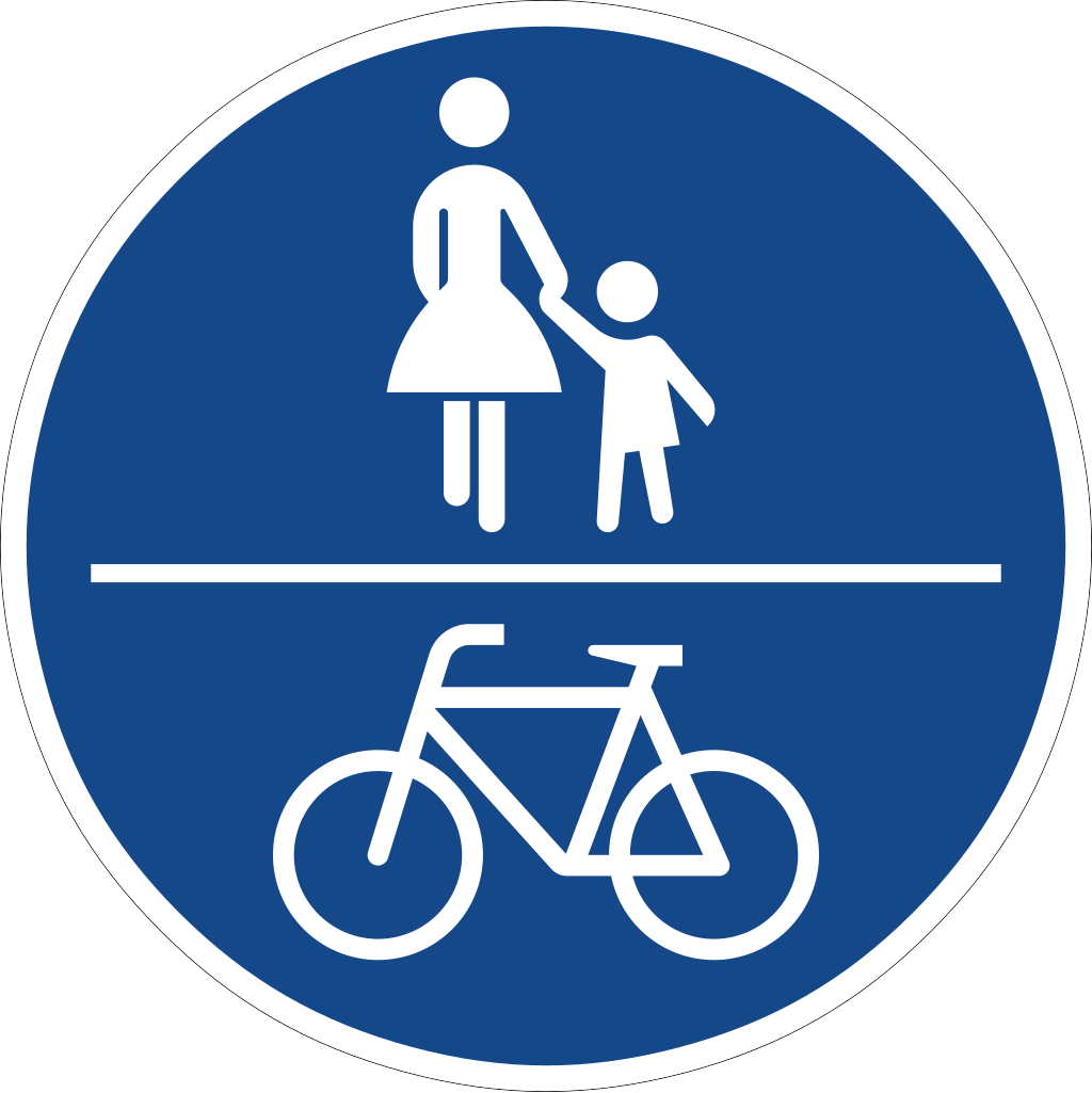 Der gemeinsame Geh- und Radweg (Zeichen 240)